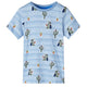 Vidaxl kindershirt 140 gemengd blauw