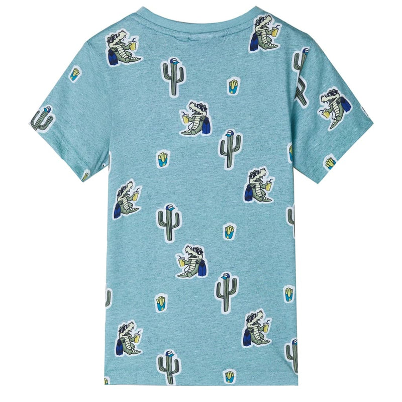 Load image into Gallery viewer, VidaXL Kindershirt 116 gemêleerd lichtgroen
