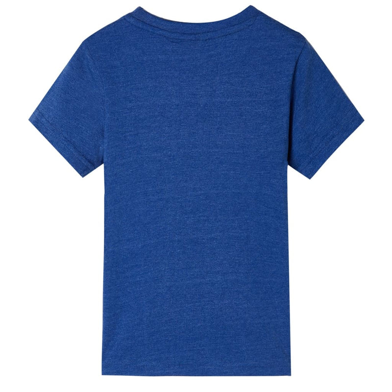 Load image into Gallery viewer, VidaXL Kindershirt 92 gemêleerd donkerblauw
