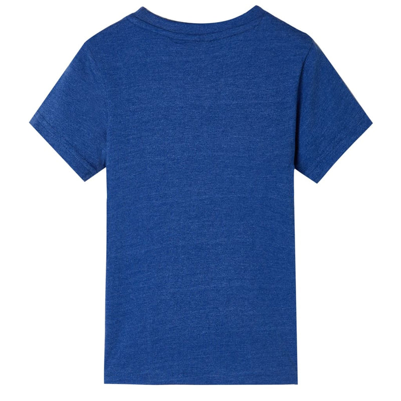 Load image into Gallery viewer, VidaXL Kindershirt 140 gemêleerd donkerblauw

