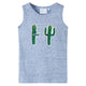 Vidaxl kindertopje 140 gemêleerd blauw