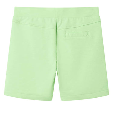 Vidaxl kindershort 128 fluorescerend groen
