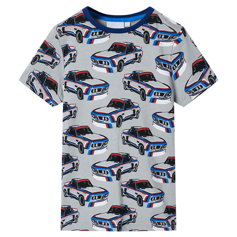 Load image into Gallery viewer, VidaXL Kinderpyjama met korte mouwen 140 grijs
