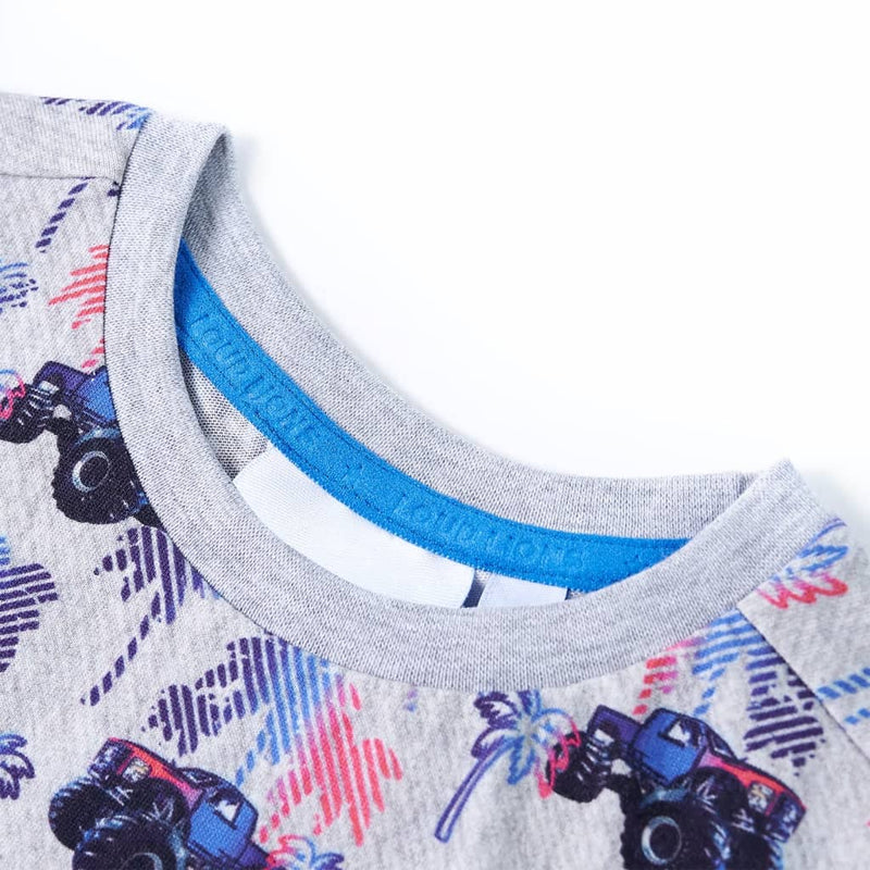 Load image into Gallery viewer, VidaXL Kindershirt 92 gemêleerd grijs
