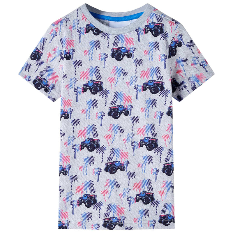 Load image into Gallery viewer, VidaXL Kindershirt 140 gemêleerd grijs
