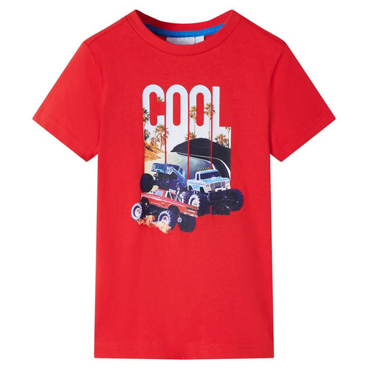 Vidaxl kindershirt 104 rood