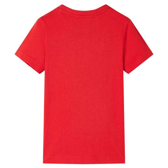VidaXL Kindershirt 128 rood