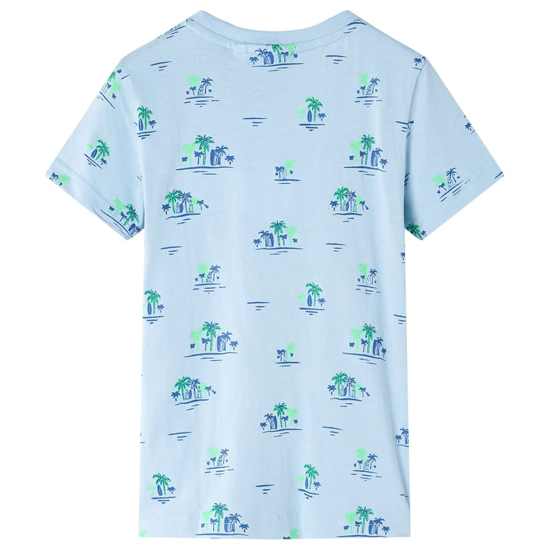 Load image into Gallery viewer, VidaXL Kindershirt 92 lichtblauw

