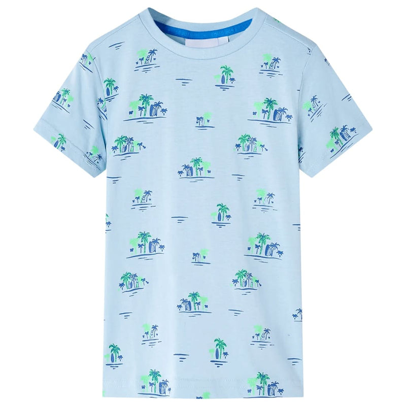 Load image into Gallery viewer, VidaXL Kindershirt 116 lichtblauw
