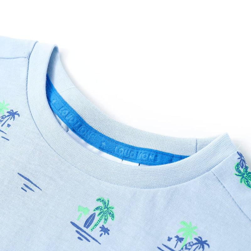 Load image into Gallery viewer, VidaXL Kindershirt 128 lichtblauw
