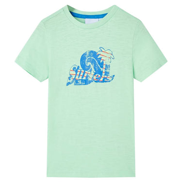 Vidaxl kindershirt 140 lichtgroen