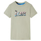 VidaXL Kindershirt 116 lichtkakikleurig