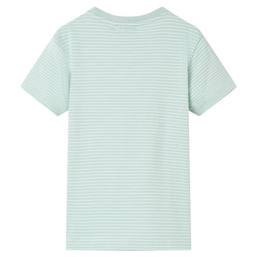 Vidaxl kindershirt met strepen 116 lichtmint