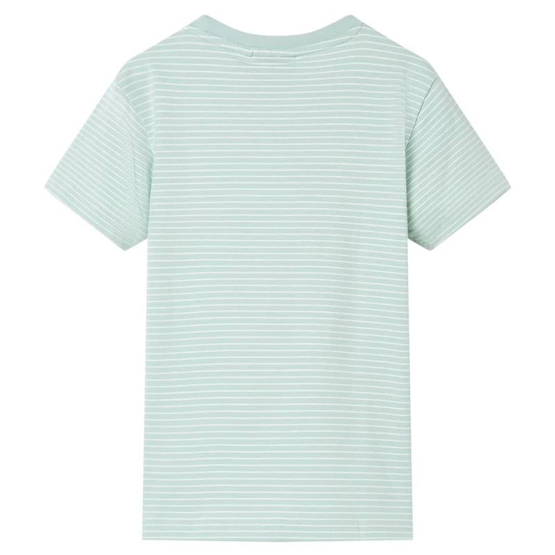 Load image into Gallery viewer, Vidaxl kindershirt met strepen 128 lichtmint
