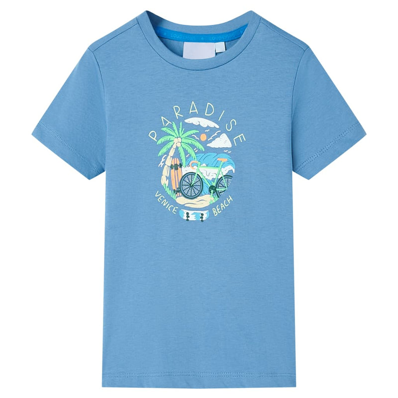 Load image into Gallery viewer, Vidaxl kindershirt 140 middenblauw
