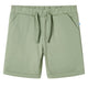 Vidaxl kindershorts met trekkoord 92 lichtkaki