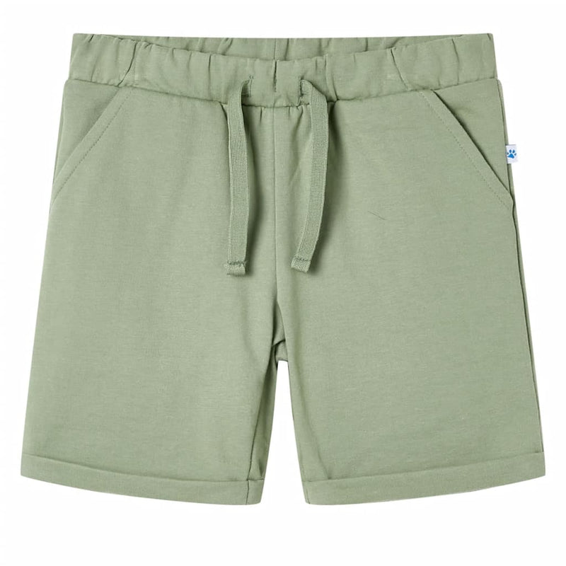 Load image into Gallery viewer, VidaXL Kindershorts met trekkoord 116 lichtkaki
