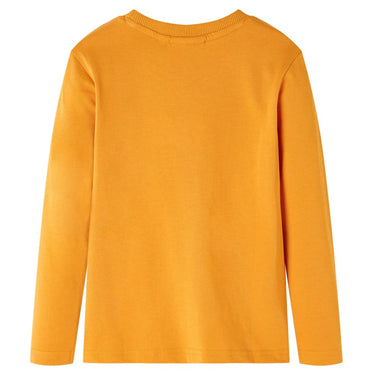 Vidaxl kindershirt met lange mouwen 92 okerkleurig
