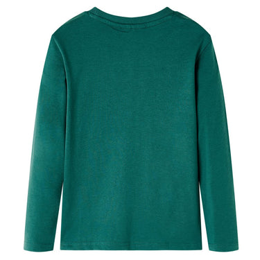 Vidaxl kindershirt met lange mouwen 92 groen