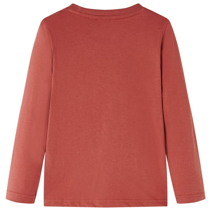 Load image into Gallery viewer, VidaXL Kindershirt met lange mouwen 92 hennakleurig
