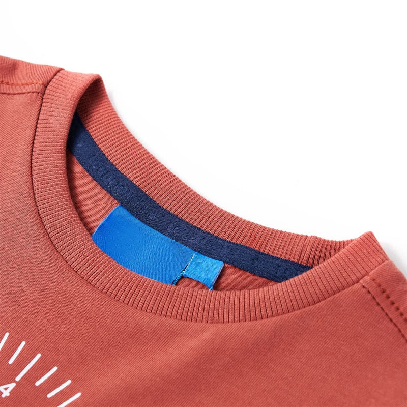 Load image into Gallery viewer, VidaXL Kindershirt met lange mouwen 92 hennakleurig
