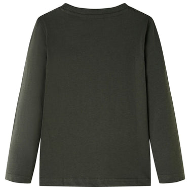 Vidaxl kindershirt met lange mouwen 104 kakikleurig