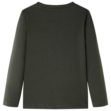Vidaxl kindershirt met lange mouwen 128 kakikleurig