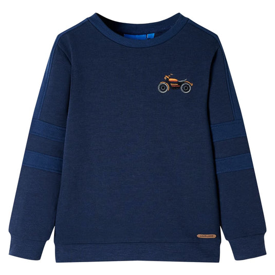 Vidaxl kindertrui 92 gemêleerd marineblauw