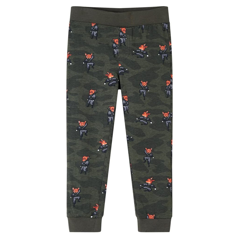 Load image into Gallery viewer, Vidaxl kinderpyjama met lange mouwen 104 kakikleurig
