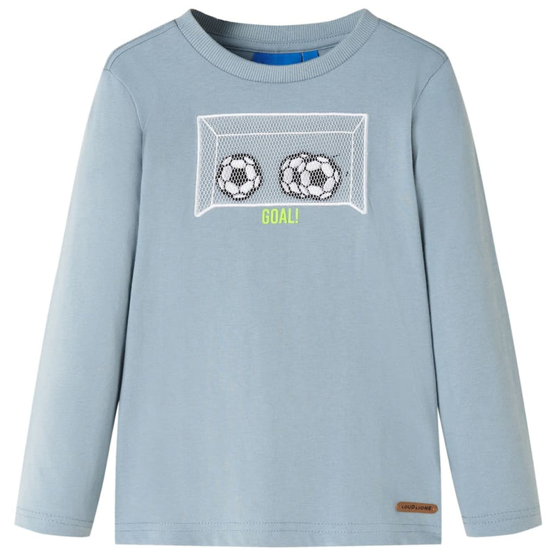 Load image into Gallery viewer, VidaXL Kindershirt met lange mouwen 104 lichtblauw
