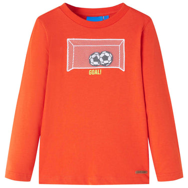 Vidaxl kindershirt met lange mouwen 116 feloranje