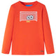 Vidaxl kindershirt met lange mouwen 116 feloranje