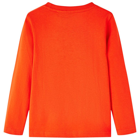Vidaxl kindershirt met lange mouwen 104 feloranje