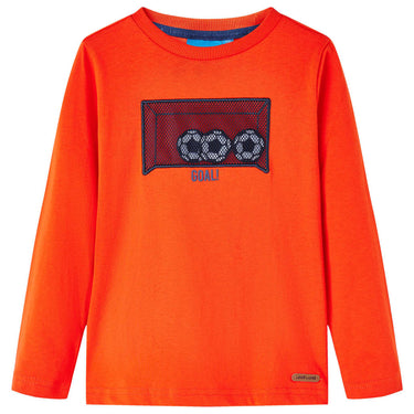 Vidaxl kindershirt met lange mouwen 116 feloranje