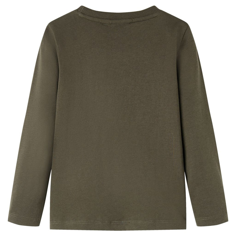 Load image into Gallery viewer, VidaXL Kindershirt met lange mouwen 104 kakikleurig
