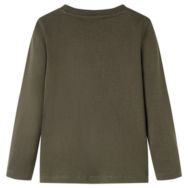 Vidaxl kindershirt met lange mouwen 116 kakikleurig