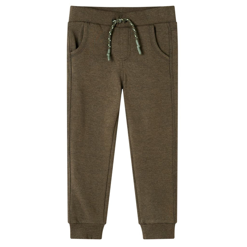 Load image into Gallery viewer, Vidaxl kinderjoggingbroek 104 gemêleerd kakikleurig

