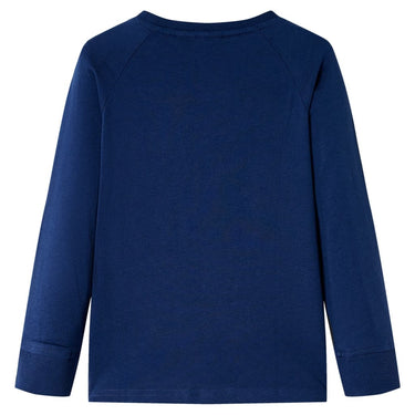 Vidaxl kindershirt met lange mouwen 104 marineblauw