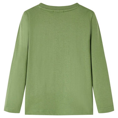 Vidaxl kindershirt met lange mouwen 128 lichtkakikleurig