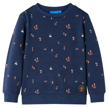 Vidaxl kindertrui 92 gemêleerd marineblauw