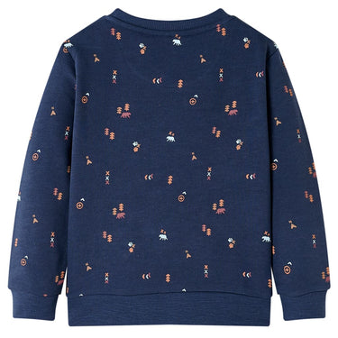 Vidaxl kindertrui 92 gemêleerd marineblauw