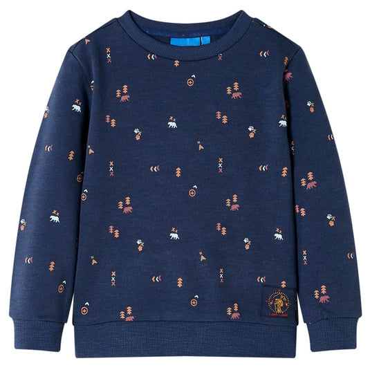Vidaxl kindertrui 116 gemêleerd marineblauw
