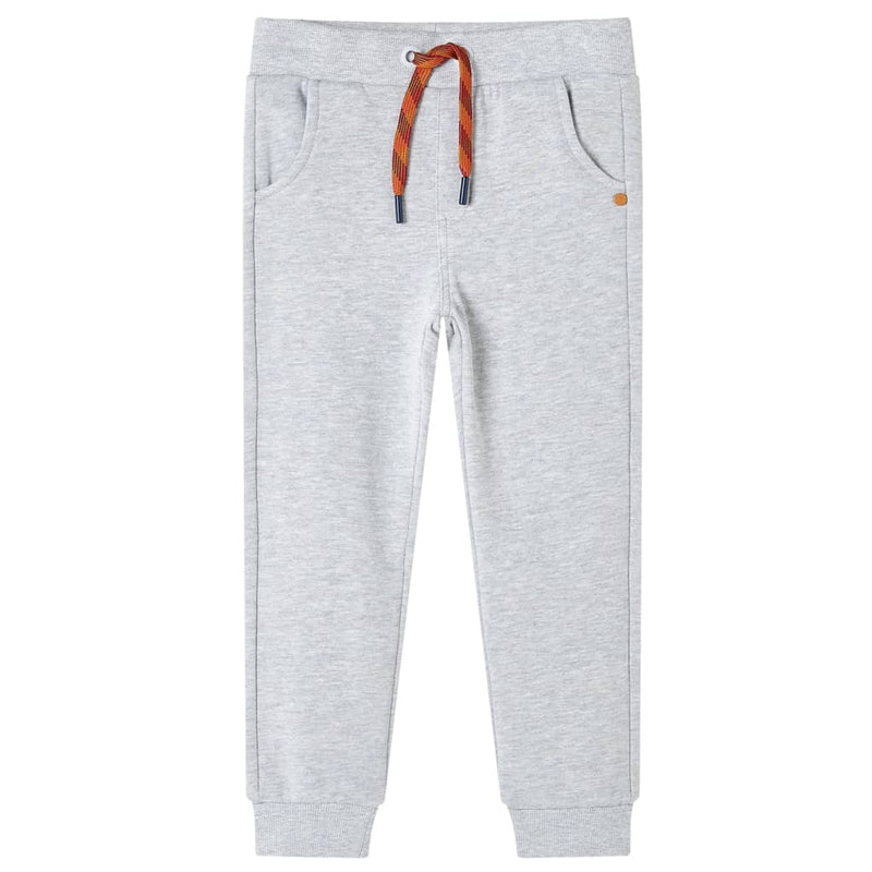 Load image into Gallery viewer, Vidaxl kinderjoggingbroek 116 gemêleerd grijs
