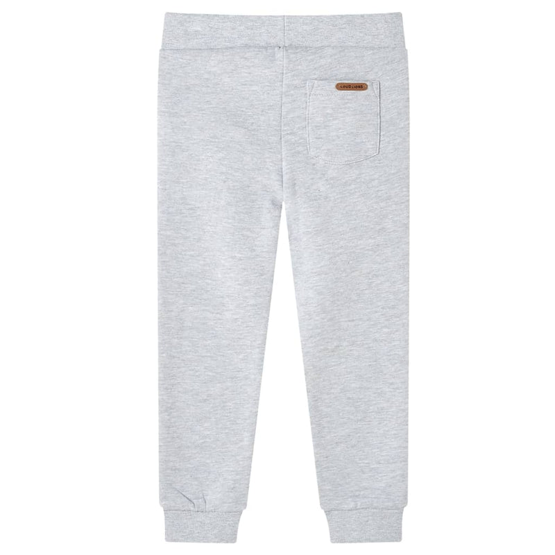 Load image into Gallery viewer, Vidaxl kinderjoggingbroek 116 gemêleerd grijs
