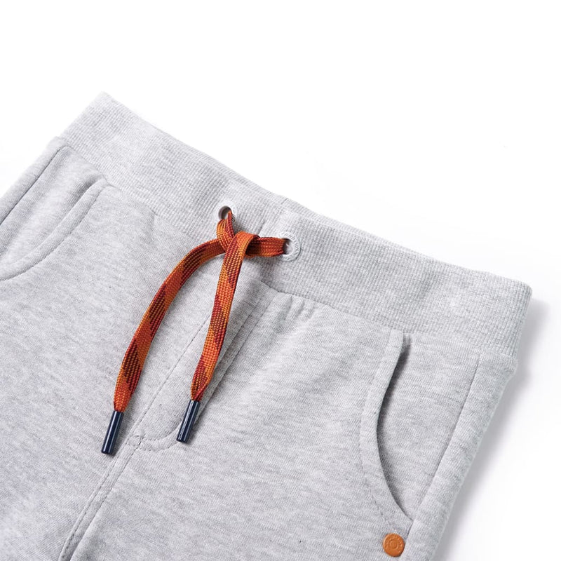 Load image into Gallery viewer, Vidaxl kinderjoggingbroek 140 gemêleerd grijs

