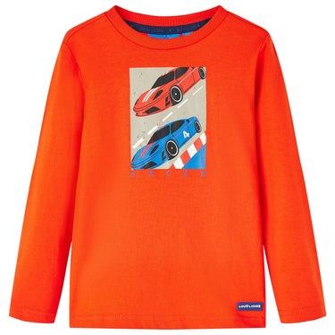 Vidaxl kindershirt met lange mouwen 104 felroranje