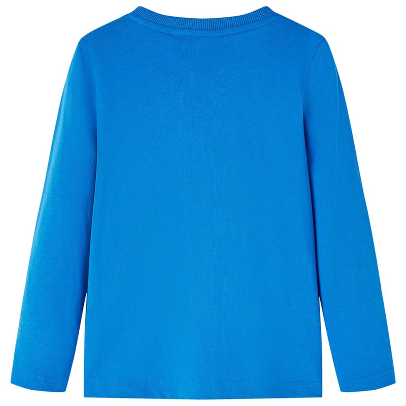 Load image into Gallery viewer, VidaXL Kindershirt met lange mouwen 140 kobaltblauw
