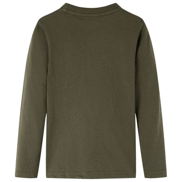 Vidaxl kindershirt met lange mouwen 116 kakikleurig