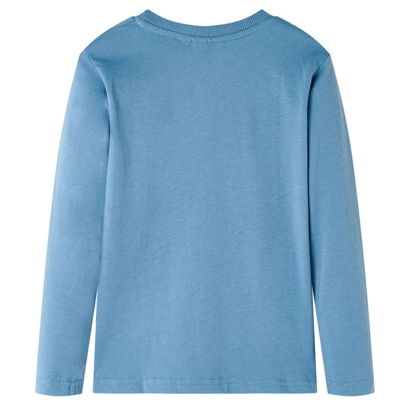 Load image into Gallery viewer, Vidaxl kindershirt met lange mouwen 104 medium blauw
