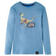 VidaXL Kindershirt met lange mouwen 128 medium blauw